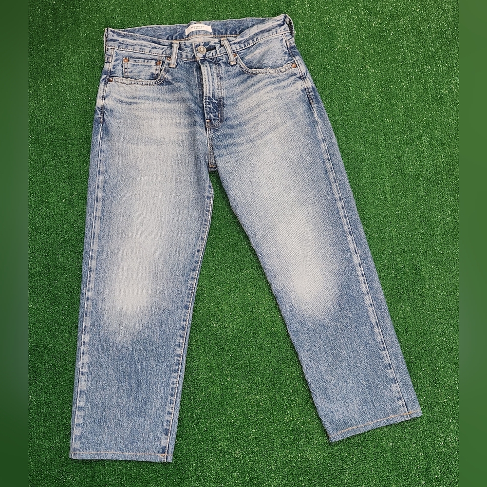 Moussy Vintage Made In Japan Women's Blue Straight Leg Jeans Size 25
